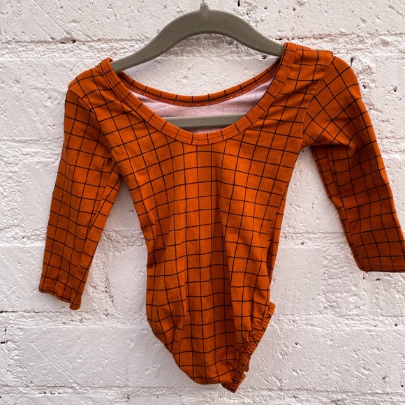 Rust colored Baby Girl Onesie - This Tribe of Three - Picture 3 of 3
